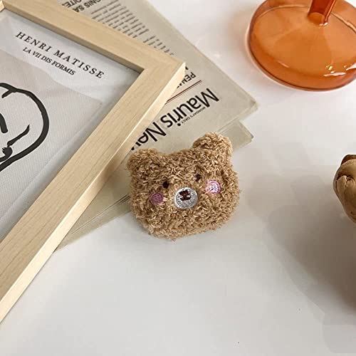 Pince à cheveux Blush Bear en peluche pour vos sorties cocooning