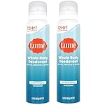 Lume Invisible Spray Deodorant For Women - Whole Body Deodorant Spray - 72 Hr Odor Control - Ozone Friendly, Natural Propellant - Aluminum & Baking Soda Free, Skin Loving - 2 pack (Unscented)