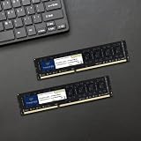 Timetec 16GB KIT (2x8GB) DDR3L/DDR3 1600MHz PC3L-12800/PC3-12800 Non ECC Unbuffered 1.35V/1.5V 2Rx8 Dual Rank 240 Pin UDIMM Memoria Desktop Aggiornamento del modulo RAM - 3