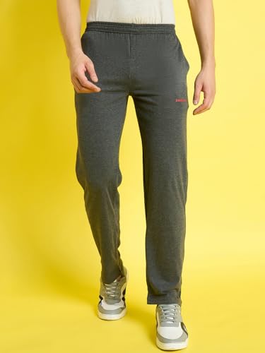 Image of bearbrother Men's Regular Fit Solid Trackpants