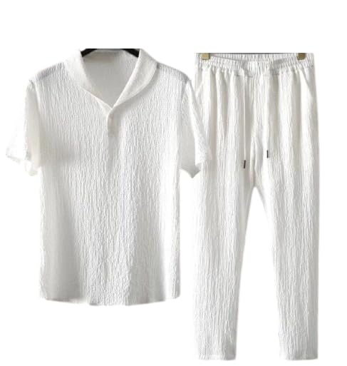 Men’s Track Suit Comfortable Cotton Blend Sportswear Set with Full Zip Jacket & Jogger Pants, Stylish Gym, Running, Training & Casual Wear Outfit for All Seasons