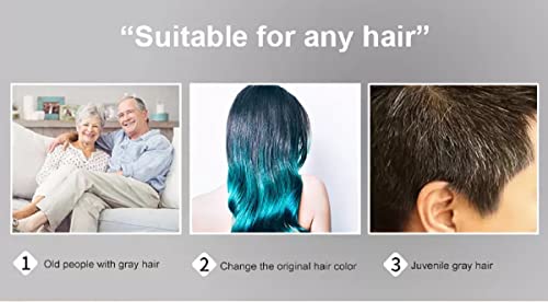 5-In-1 Black Hair Dye Shampoo And Conditioner, 420Ml, For Fast And Perfect Coverage And Long-Lasting Natural Black Color; Black Hair Dye Shampoo For Men And Women With Herbal Extract Ingredients #TOP6