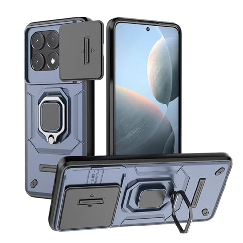 SEAHAI Case for Xiaomi POCO F6 Pro 5G, Ultra-thin Protective Silicone TPU Shockproof Hybrid Hard PC Back Phone Cover