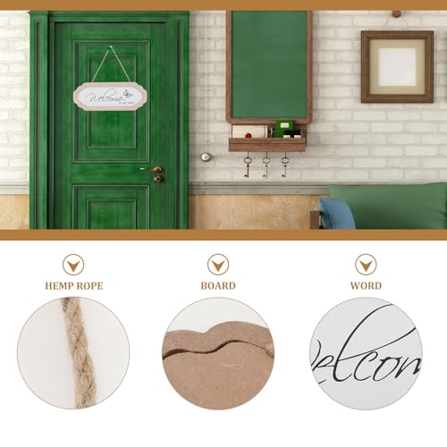 Letrero de Madera rectangular con acabado artesanal para decoración de puertas de eventos 4