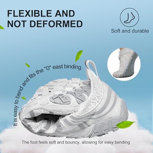 Image of Voyabarefoot Shoes for Women Men 2026 Upgrade Wide Toe Box Barefoot Hiking Sandals,Non-Slip Adjustable Water Shoes for Beach Walking Travel, Comfortable Slip On Walking Shoes