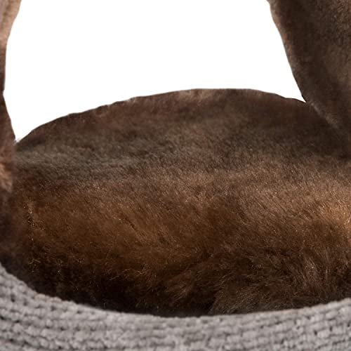 Surblue Unisex Warm Knit Earmuffs Ladies Cashmere Winter Pure Color Fur Earwarmer, Adjustable Wrap, Pink, Large #TOP5