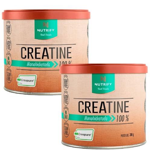 Kit 2X: Creatine Creatina Monohidratada Nutrify 300g