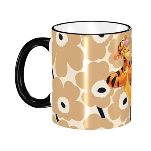 Asamike ������� �}�O�J�b�v 330ml ���킢�� ���܂̃v�[���� �e�B�K�[ �}�O �R�[�q�[�J�b�v ���� �Z���~�b�N mug �J�b�v ��e�� �ϔM �ϗ� �d�q�����W�Ή� �R�b�v �l�C �a���� ��̓� ���̓� �F�l �v���[���g MGZ0332 ��