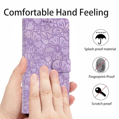 Samsung Galaxy S24 étui floral rouge pour libérer vos mains
