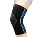 NeoAllyÂ® - Knee Compression Sleeve for Knee Pain, Gym Knee Support for Improved Mobility, Lightweight Knee Relief Sleeves, Breathable and Moisture-Wicking, Blue, Medium, Pack of 1