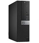 (Renewed) Dell OptiPlex 7050 SFF Desktop PC Core i5 7500 3.40GHz 8GB RAM 240GB SSD Windows 11 Pro with USB WiFi and Bluetooth Dongle - Front USB-C
