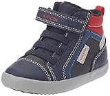 Geox Baby - Jungen b gisli boy Sneakers, Navy Red, 22 EU