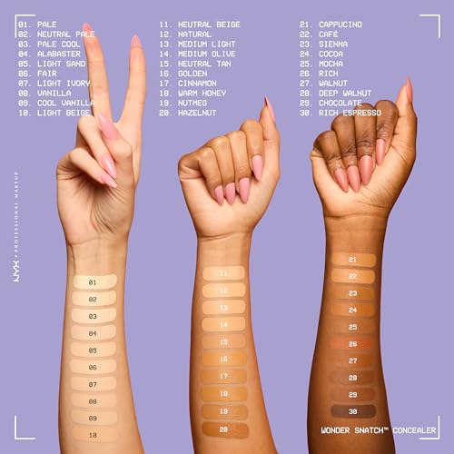 NYX PROFESSIONAL MAKEUP Wonder Snatch Concealer, Brightening, Lifting & Snatching Full Coverage Makeup Concealer with 24HR Wear, Vegan & Cruelty Free - Golden - image 7
