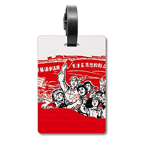 Étiquette d'identification valise Mao Zedong Anthology pour ne plus perdre son sac