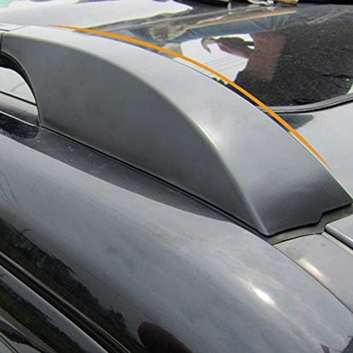 ITrims for Land Rover LR3 LR4 2004-2016 Silver ABS Plastic Front Roof Rack Rail End Cover Shell Cap Replacement