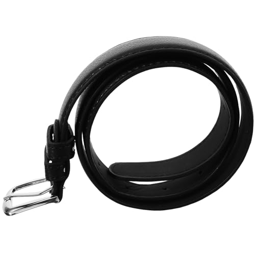 BESPORTBLE Belt for Boys Artificial Leather Strap Buckle Versatile Boy Girl Fashion Accessory for School Uniforms Casual Pants and Jeans Comfortable Fit for Ages