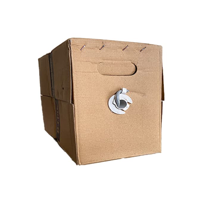 Image of D25 Compatible With D Link Cat 6 Networking Cable for Router UTP Outdoor 100 Meter Box Roll (Grey)