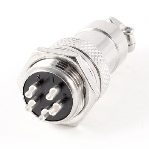 Conector de Aviación GX16-5 Metal 16mm 5 Pines miniatura 1