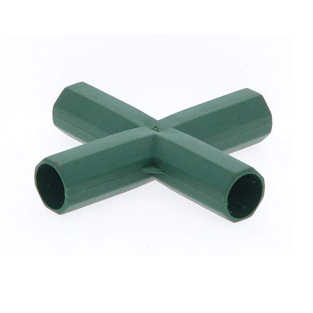 ZY123 16MM Greenhouse Frame Connectors,PVC Fitting 5 Types Stable Support Heavy Duty Greenhouse Frame Building Connector Accessories Tools