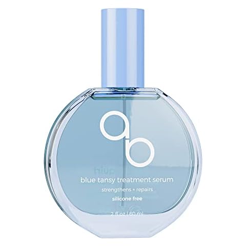adwoa beauty Silicone Free Blue Tansy Treatment Serum with Argan And Grapeseed Oils To Help Support Length Retention. Provides Heat Protection Up To 375º - 2 oz. Cover