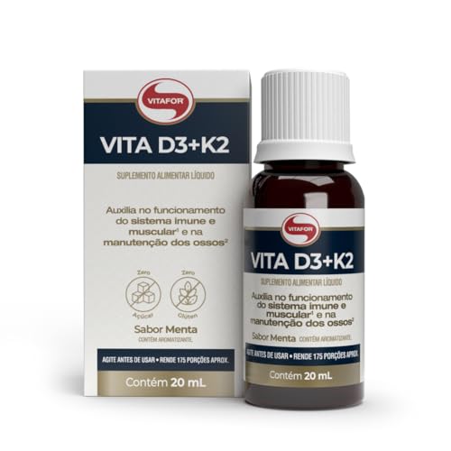 Vitafor - Vita D3 + K2-20ml - Menta