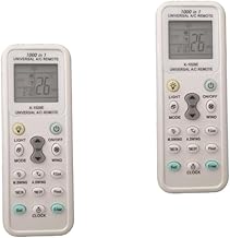 NOLITOY 2 Peças Controle Remoto Universal A/C Controle Remoto Universal A/C Remoto Ar Condicionado Acessórios De Controle Remoto Portátil
