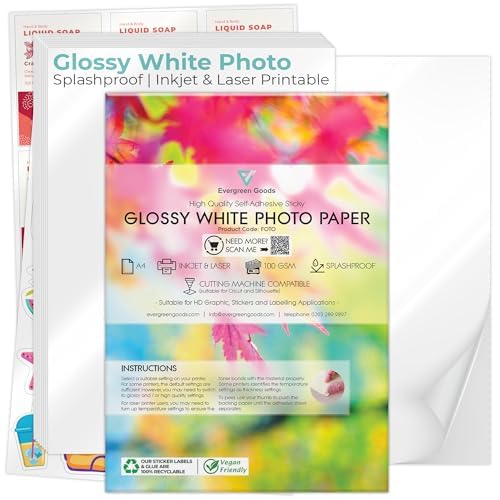 Papel Fotografico A4 Laser Marca EVG