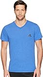 adidas Men's Training Ultimate Short Sleeve V Neck Tee, Collegiate Royal/Collegiate Royal, Large