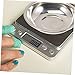 NUOBESTY 2pcs Stainless Tray for Electronic Balance Scale Gemstone Weighting Trays Practical Measuring Cup