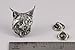 Lynx Pin, Wild Cat, Pewter, M050, 1 1/4 Inches, Handmade in the USA, Realistic, Metal, Hat Pin, Lapel Pins, Brooch, Gift, Over 3100 Wildlife Designs.