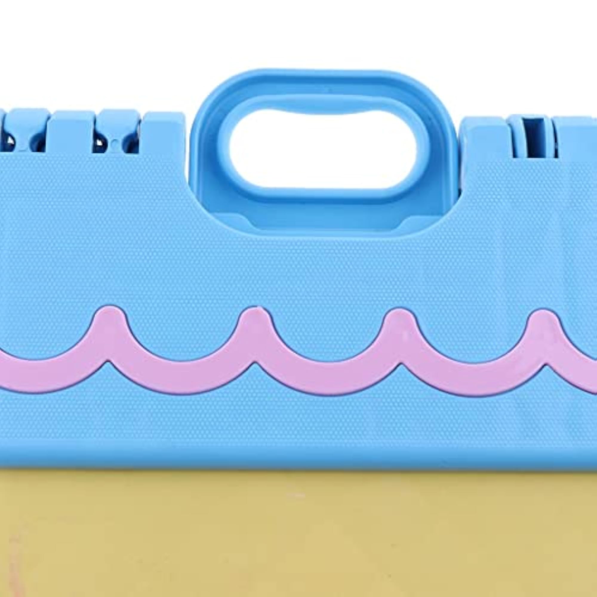 Folding Step Stool for Kids in Yellow