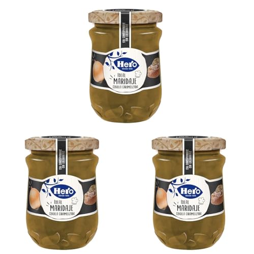 Hero Mermelada Ideal Maridaje de Cebolla Caramelizada 190gr (Paquete de 3)
