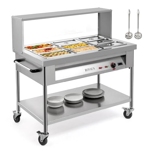 ROVSUN 72QT 9-Pan Steam Table