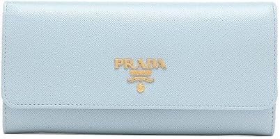 Amazon | [Prada] [プラダ] 長財布 サフィアーノ ブルー レディース