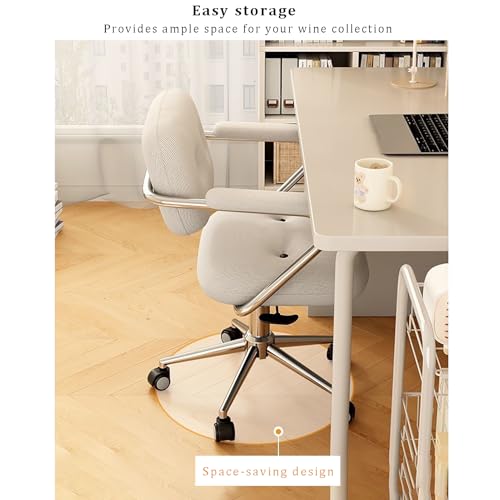Chaise de bureau pour petits espaces compacte avec accoudoirs - 8