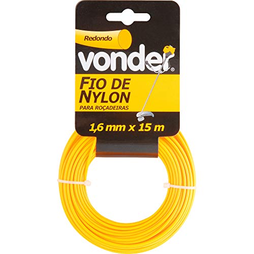 Fio de Nylon 1.6 x 15 M Redondo, Vonder VDO2975
