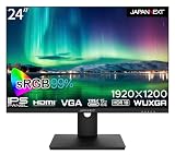 JAPANNEXT 24インチ モニター WUXGA 1920x1200解像度 IPS ディスプレイ (HDMI/スピーカー内蔵/VESA対応/ブルーライトカット) JN-IPS24WUXGAR-C