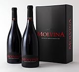MOLVINA Jahrgang 2017 GOLD | Italienischer Premium Rotwein | Vollmundige Beerenfrucht | Ronchi di Brescia | Wein aus der Lombardei, bis zu 60 Monate in Eichenfässern gelagert (2x0,75lt)