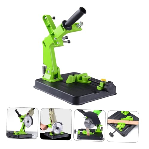 Support d'angle multifonction pour meuleuse 180-230 mm équerre robuste acier vert pour ponçage - 4