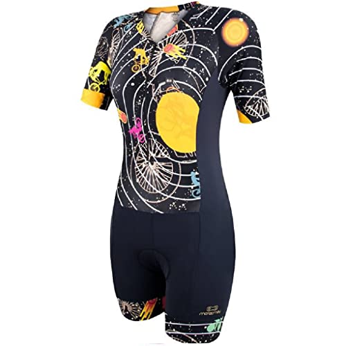 Macaquinho Ciclismo Feminino Marcio May Slim Fit Intergalatic Tour