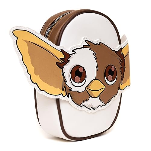 Warner Bros. Horror Movies Bag, Crossbody, Gremlins Gizmo Smiling Face Applique, Vegan Leather2