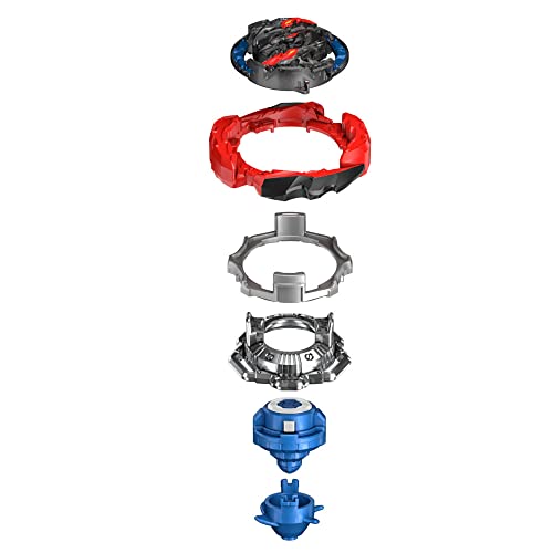 Pião com Lançador Beyblade Burst QuadDrive - Kit Inicial Cyclone Roktavor R7 - F4069 - Hasbro