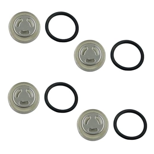 Buaak 4 Stück 18mm Schauglas Bremsflüssigkeitsbehälter Roller, Schauglas Ölschauglas mit Dichtung, Schauglas Dichtung, Bremsflüssigkeitswechselgerät, für Motorrad, Chinaroller, ATV, Dirt Bike