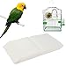 KCGANI 100 Pcs Bird Cage Liner Papers, 20 x 11 inch Non-Woven Gravel Liner Paper for Bird Cage, Disposable Cage Paper Liners Precut Absorbent Bird Cushion Paper Pad Accessories for Parrot Pet Cages