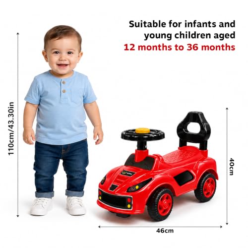 Image of Webby Ride on Car | Toys car | Push Car | Cycle | Birthday Gift | Sports Car | Ride on Toy with Horn for 1 Year Old Kid