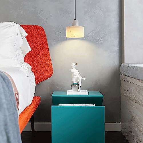 Lámpara colgante de mármol industrial E27 para iluminación decorativa de techos 7
