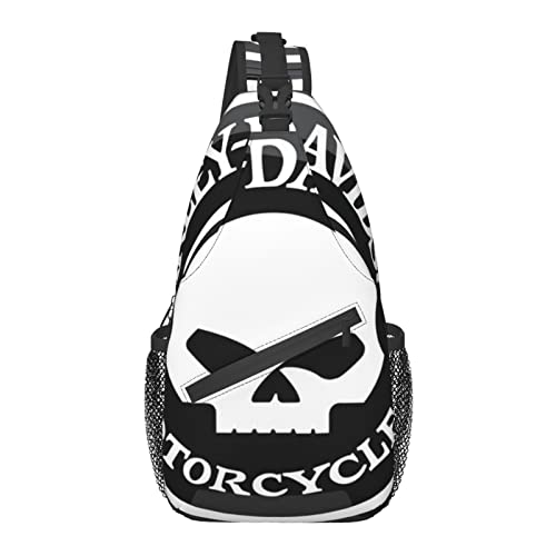Harley Davidson, borsa a tracolla da uomo, borsa a tracolla antifurto per ciclismo, escursionismo, viaggi, per uomo e donna, Foto