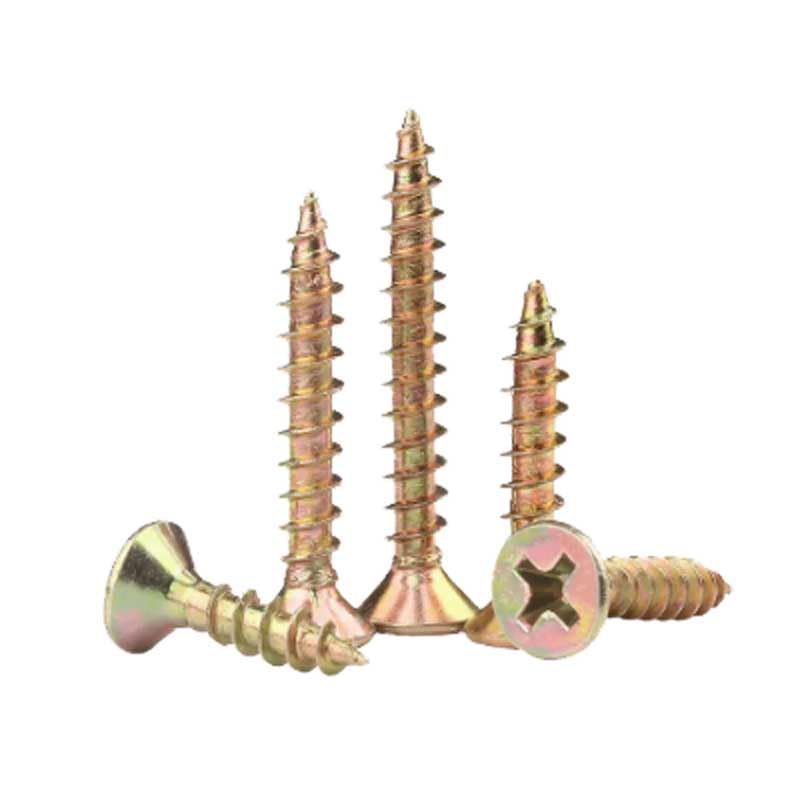 M4 M5 Carbon Steel Color Zinc Plated Cross Recessed Countersunk Flat Head Self-Tapping Screws Wood Screw Wall Nails Drywall Nail - (Size: M5x120mm (10pcs))