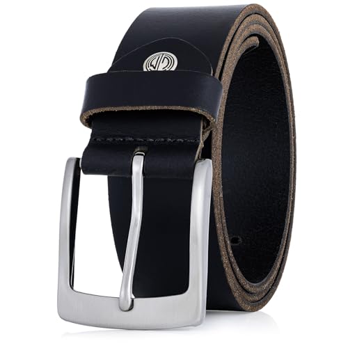 LINDENMANN Leder-Gürtel Herren 40 mm breit, Gürtel Herren...