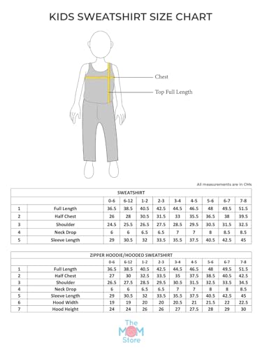 Image of The Mom Store Winter Zipper Jackets for Kid /Baby | Trendy Stylish Cute Sweatshirt and Cool Hoodies for Boys and Girls | Winter Wear